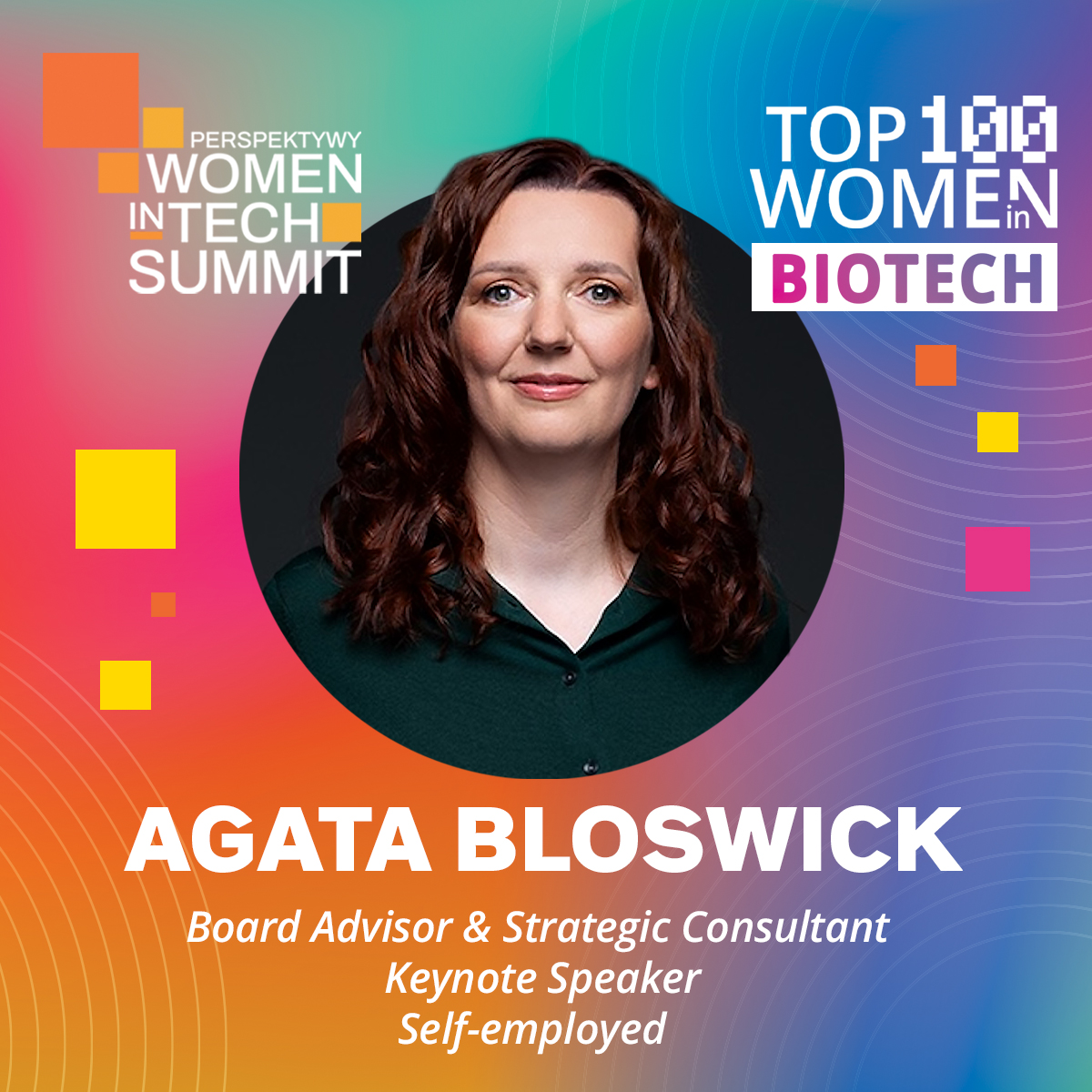 Agata Bloswick named Top 100 Women in Biotech in Poland by Perspektywy Women in Tech